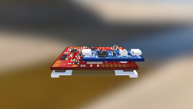 Motion Tracker with Programming Board 3D Model