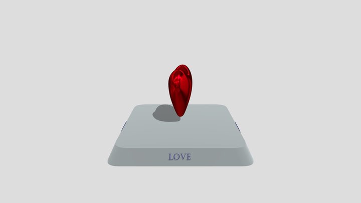Heart Stand 3D Model