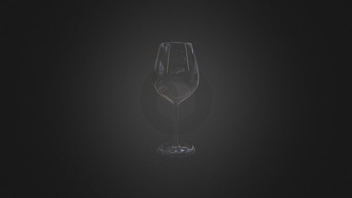 Wine Glass 3D Model
