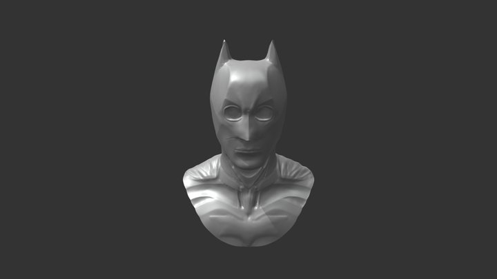 Batman Primer Plano 3D Model