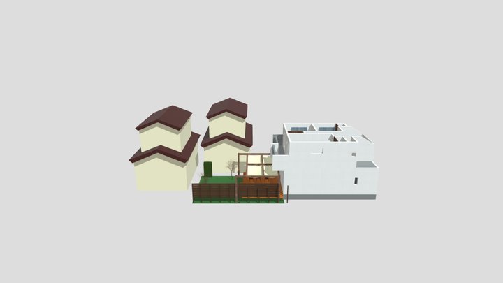 Home_v39_230223_wood_pagora 3D Model