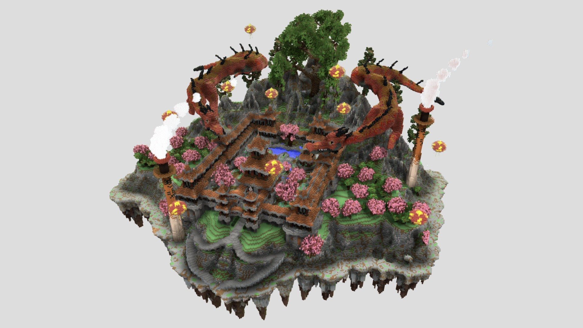 🏯 Mount Fuki [Spawn] 🏯 - Buy Royalty Free 3D model by NetherixStudios ...