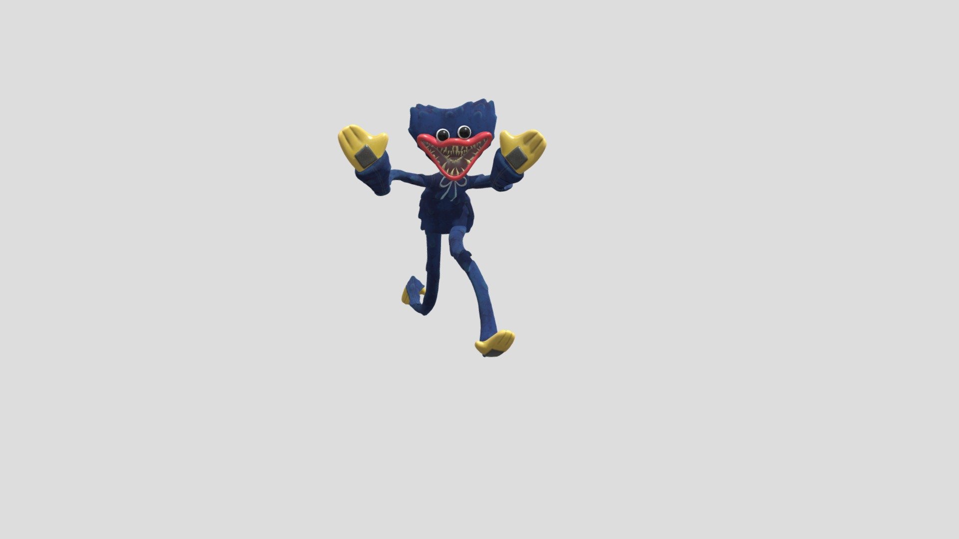 Huggy Wuggy Running - Download Free 3D model by fnafan0224 [445e950 ...