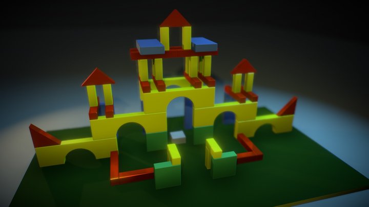 Castle Block 3D Model