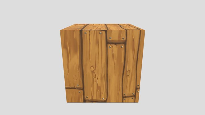 Cube_planks 3D Model