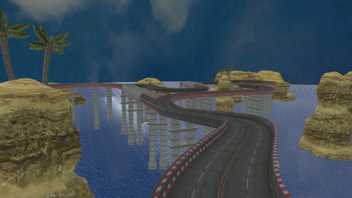 sonic-rangers-multiplayer-race-track-2 3D Model