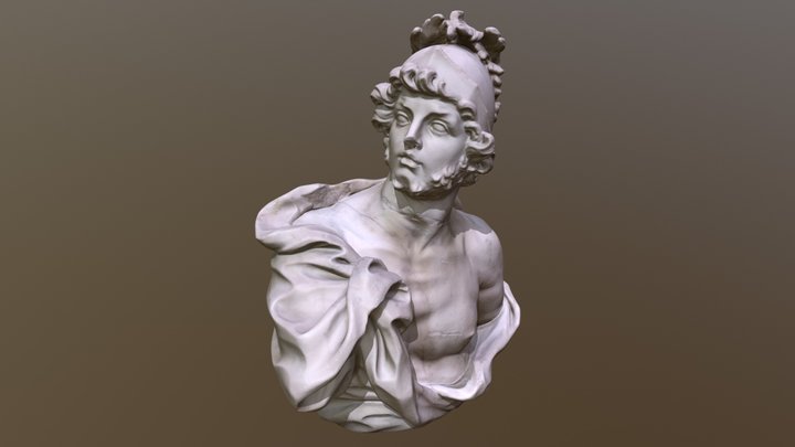 Italian Marble Bust 3D Model