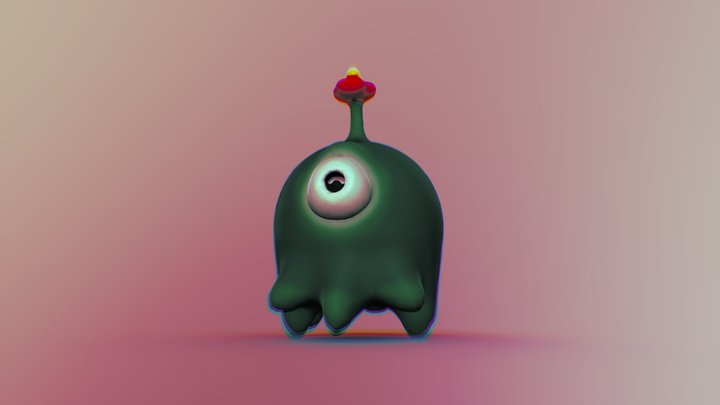 Little Alien 3D Model