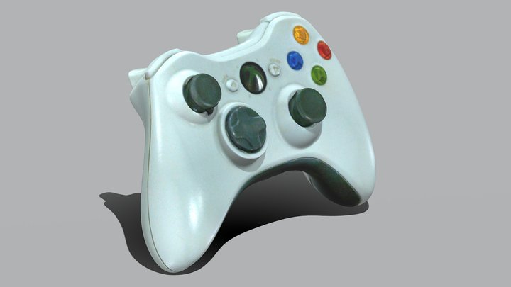 Xbox 1 controller 3D Model