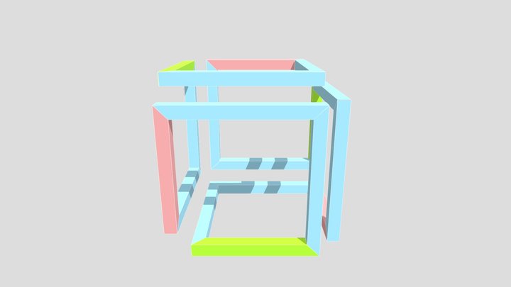 Infinity Cube 3D Model