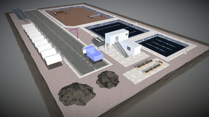 PTAR Rural 3D Model