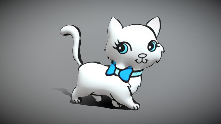 Monster Mash Cat 3D Model