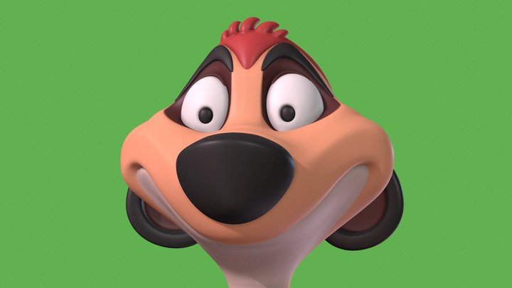 Timão / Timon - Disney 3D Model