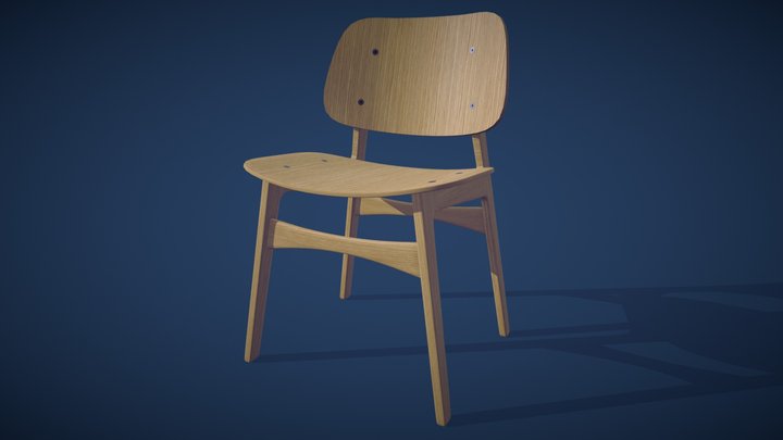 Curvy Chair 3D Model