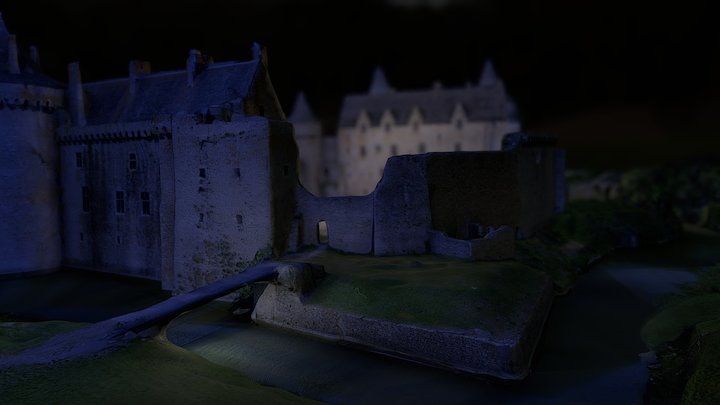 Château de Suscinio scénographié 3D Model