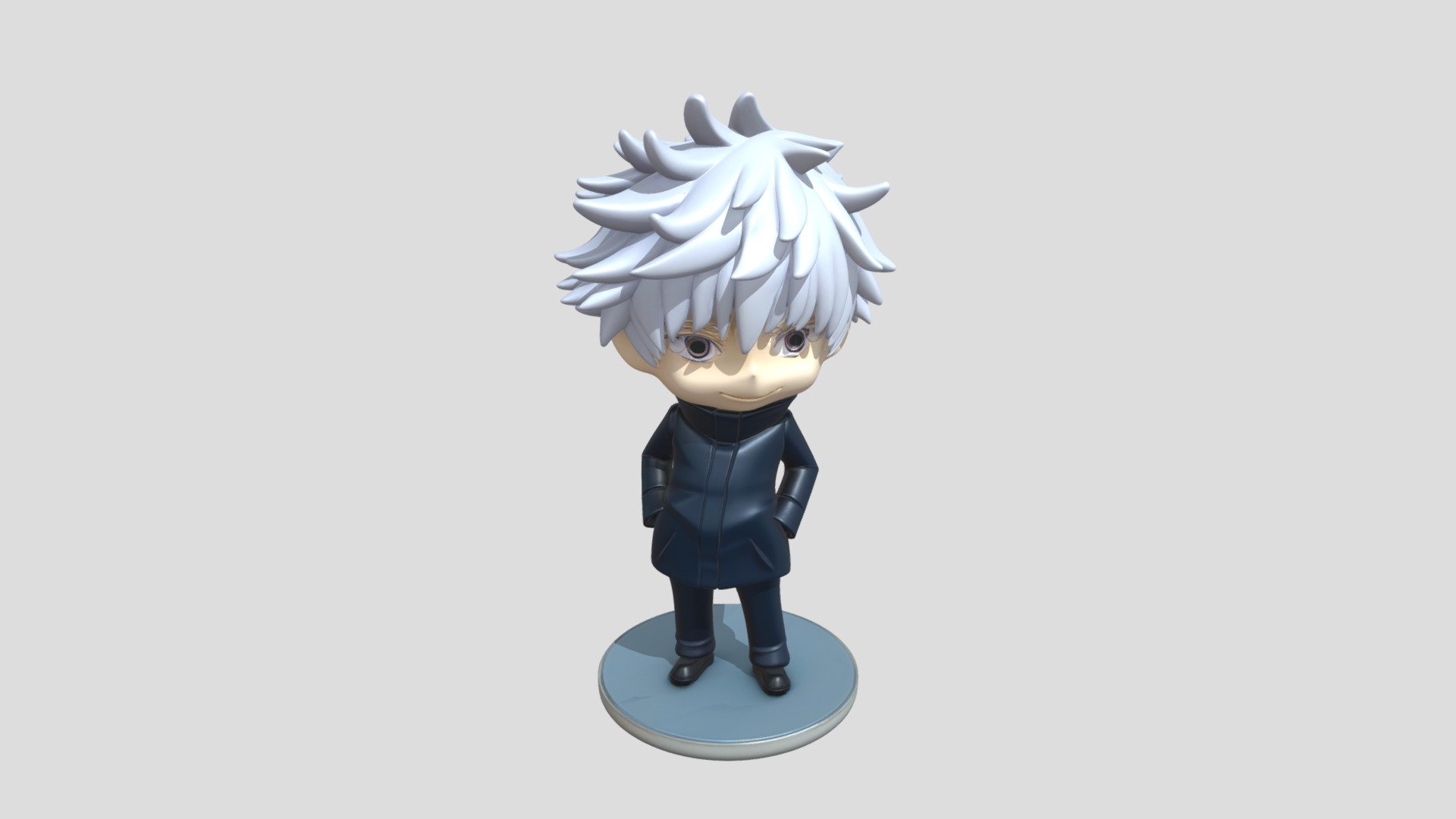 Satoru Gojo - Chibi Stylized 3D Model - 3D model by insankamil09 ...