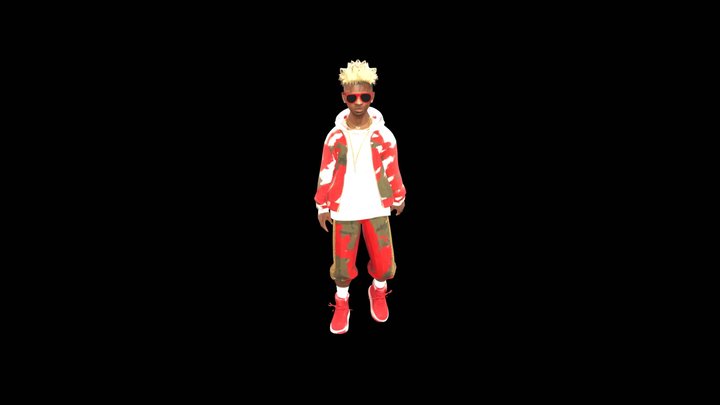 Animation Walking fbx 3D Model