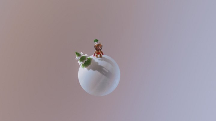 OutHere Christmas Globe 3D Model