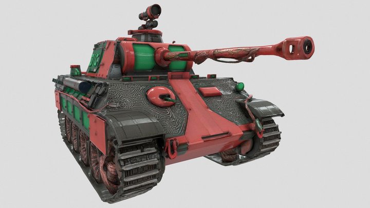 .Scifi-Battle.Tank.[💀}.𓆩☠︎𓆪 .{💀].♯.EinS.OnE. – Modèle 3D gratuit STL