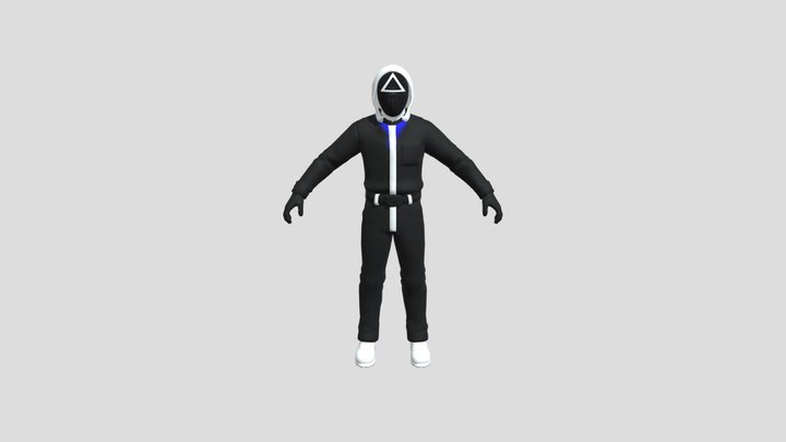 Squid Game Guard (FORTNITE STYLE) 3D Model