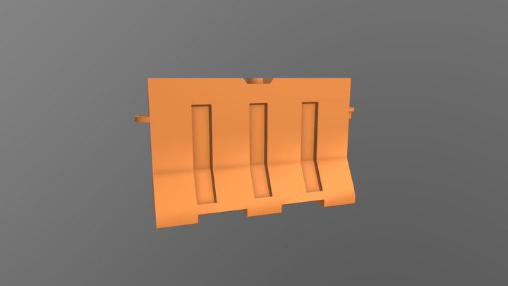 ROADWORK BARRIER 3D Model