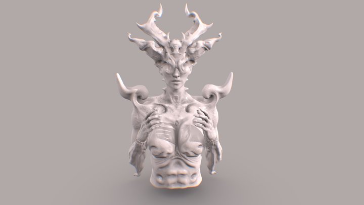Demon concept 3D Model