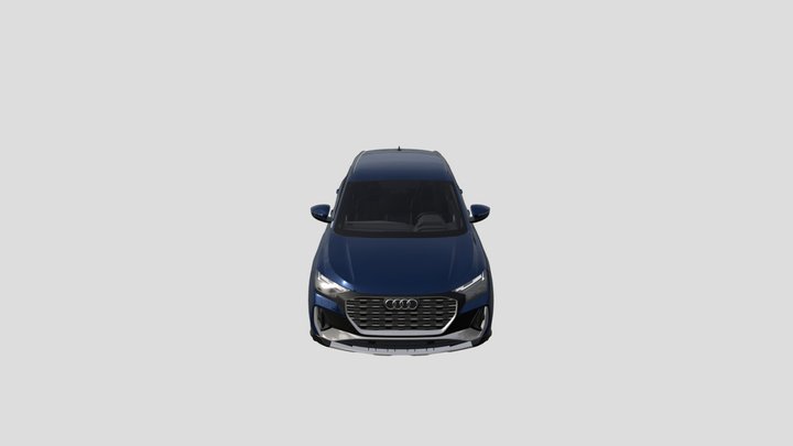 Q4 e-tron 55_NavarraBlue 3D Model