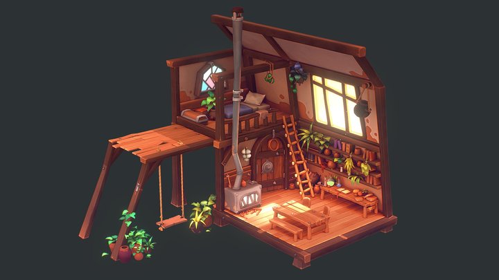 Botanist's House 3D Model