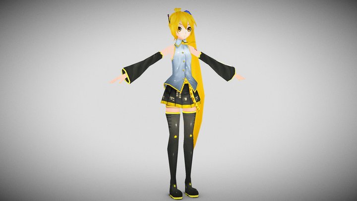 Akita Neru – Gratis 3D-model STL