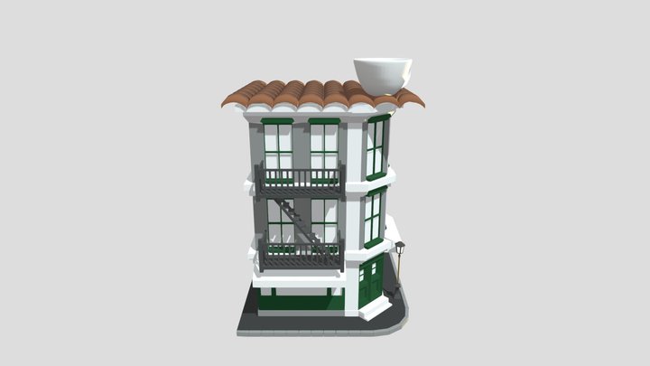 Diorama Central Perk 3D Model
