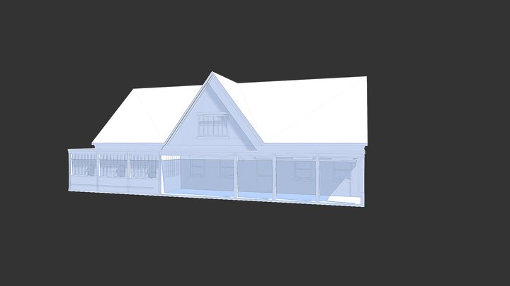 Erskine House Alaska 3D Model