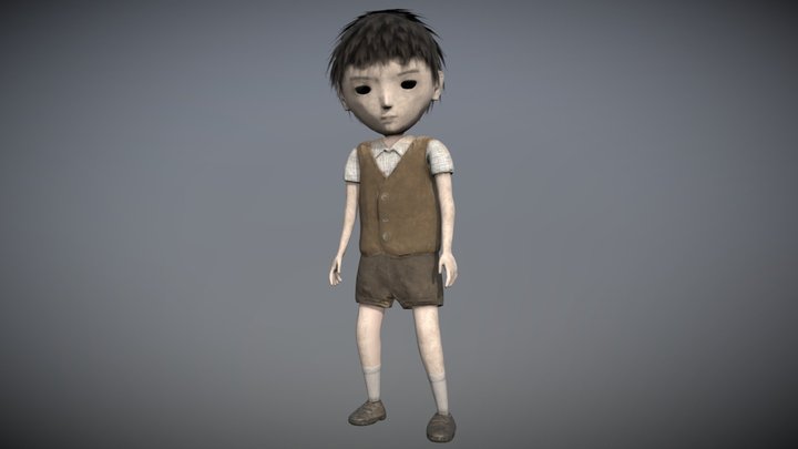 Street Kid - Game Character 3D Model