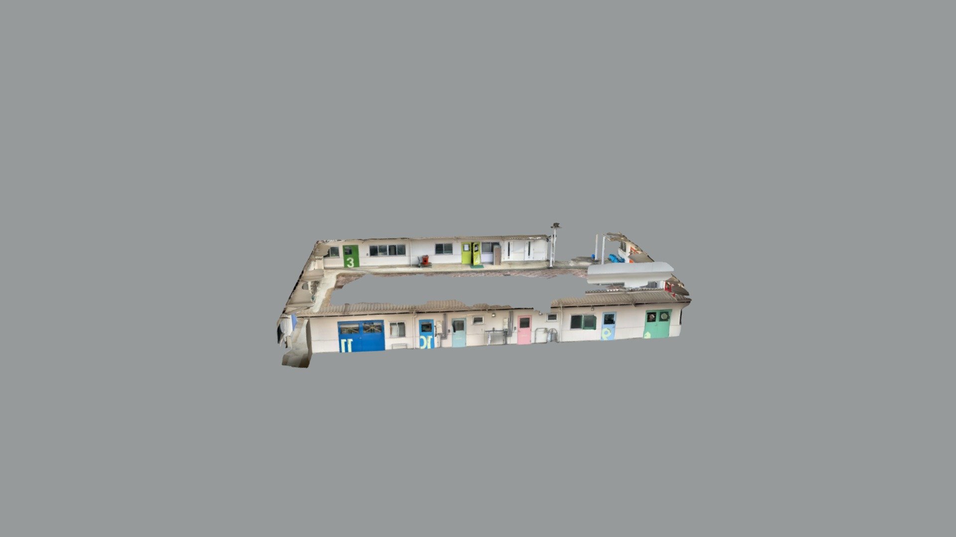Experimental building garden 1