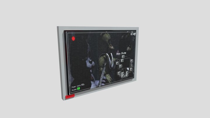 Fnaf Monitor 3D Model