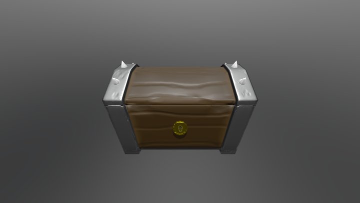 Mid POLY Chest 3D Model