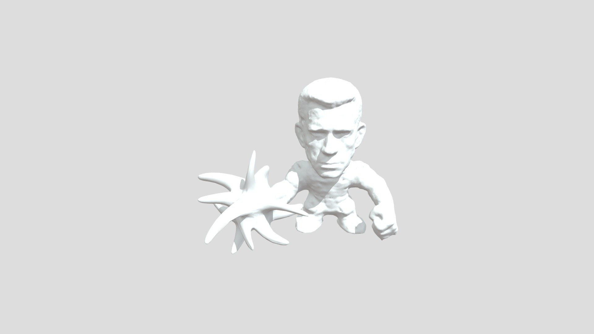 Hombre De Arena Con Textura