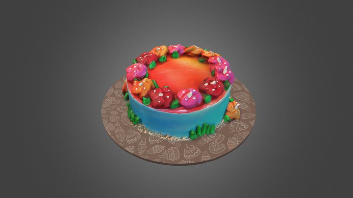 cake colors 3D Model