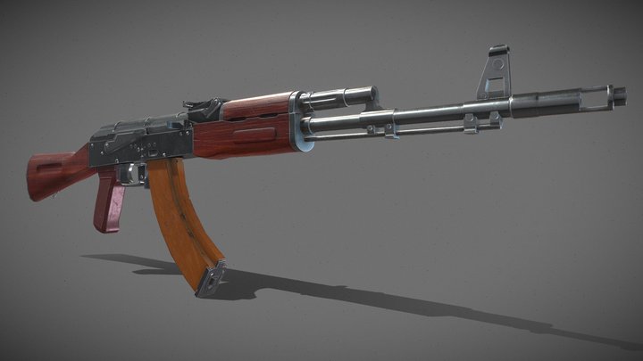 AK 74 3D Model