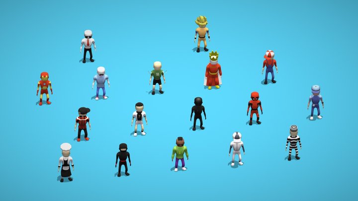 Stickman 3D models - Sketchfab