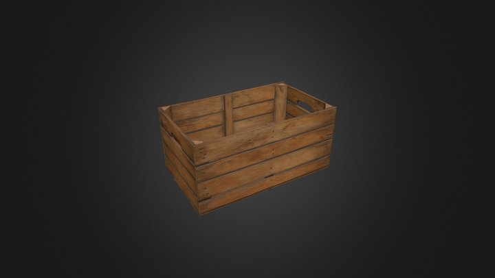 wooden box #4 3D Model