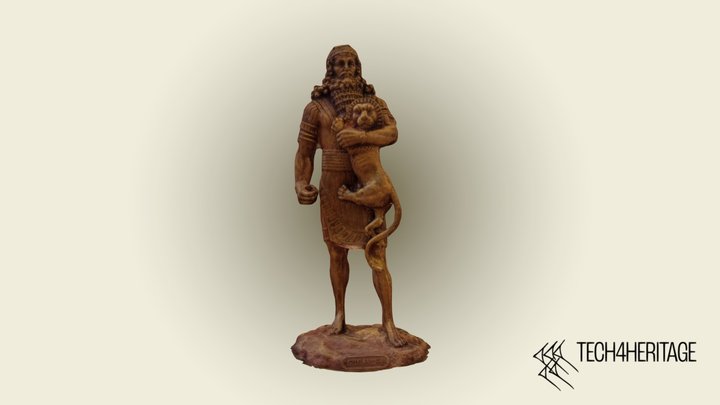 Gilgamesh Statue 3D Model
