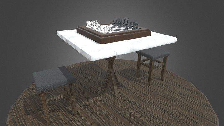 CAGD Chess Set 3D Model