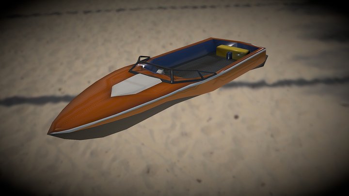Subnautica Boat 3D Model
