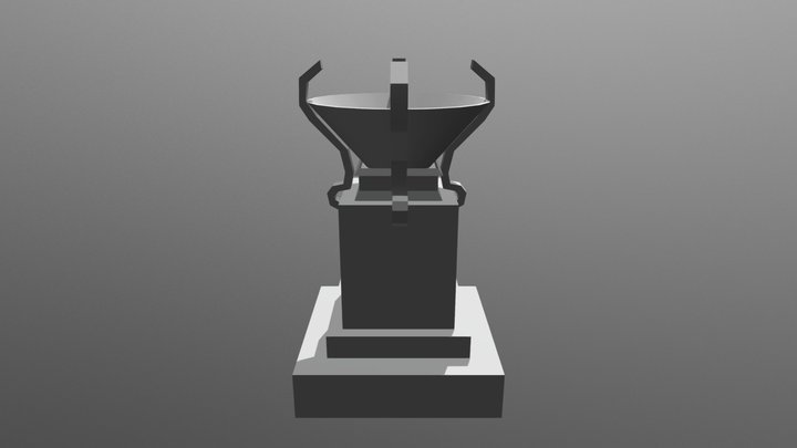 Fire Torch 3D Model