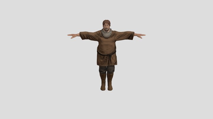 Työläinen 3D Model