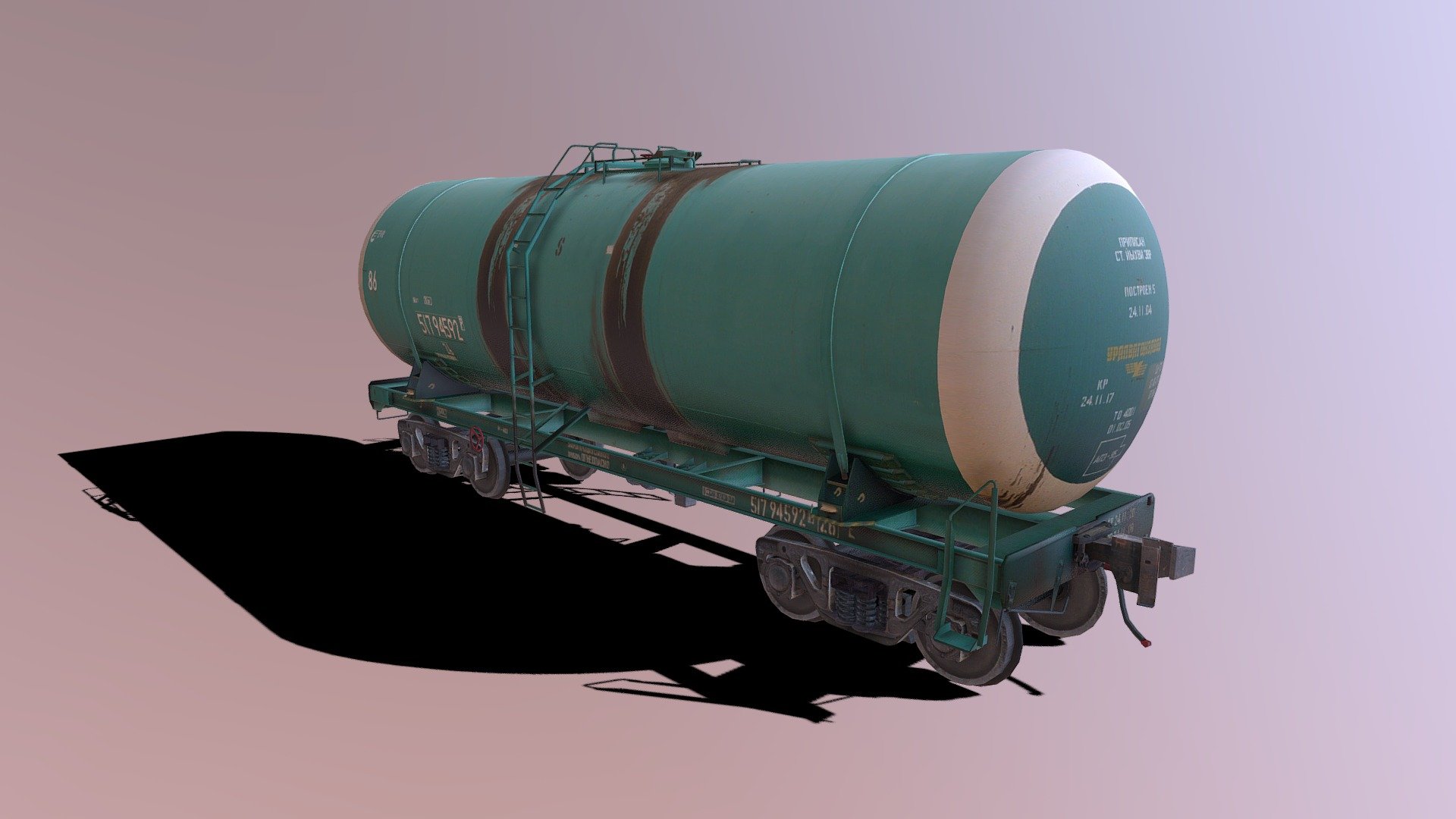Вагон цистерна для поезда - Download Free 3D model by mamont nikita ...