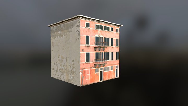 Realistic Italy Building 3D Model