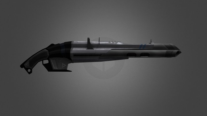 Stryker Gauss Shotgun 3D Model