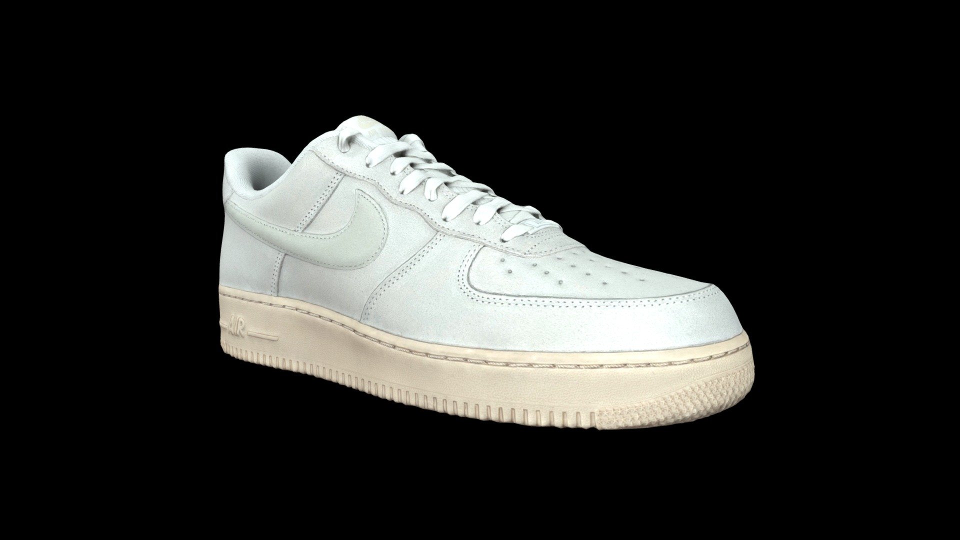 White AF1 - 3D model by Callme_TTM (@T.T.Mosala) [4477aba] - Sketchfab