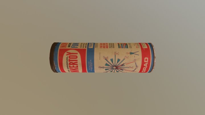 Tinkertoy packing tube 3D Model